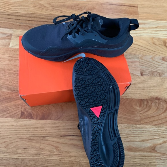 Nike pegasus 37 shield 8.5 blackout winter reflective logos running sneakers - Picture 8 of 16